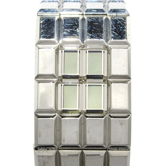 Auth CHANEL Chocolat H0934 Silver Women's Wrist Watch - Picture 1 of 10